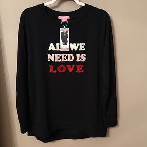 Isaac Mizrahi  Black Meredith Statement Tunic